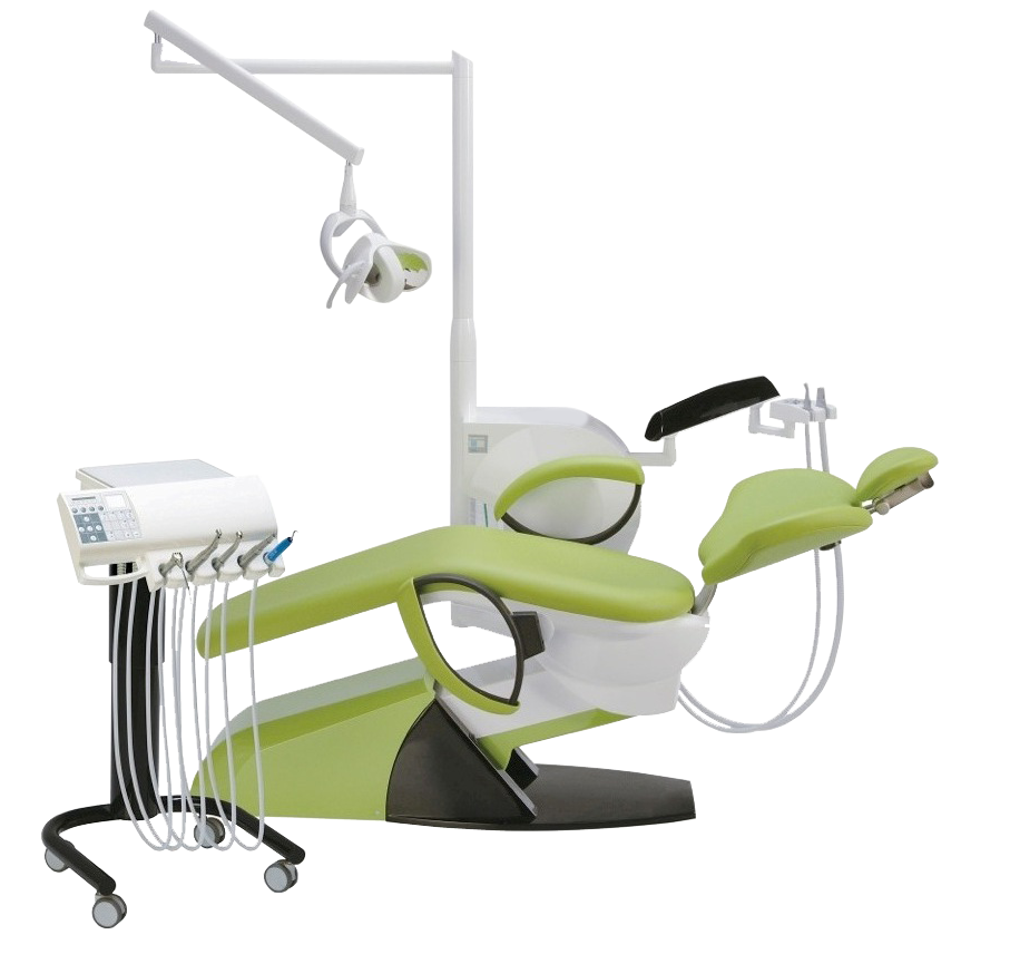 Un fauteuil Chirana FD complet de couleur verte