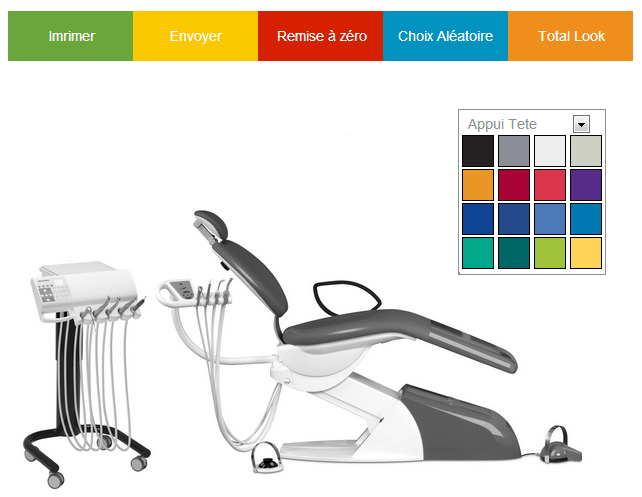 Configurateur siège Chirana